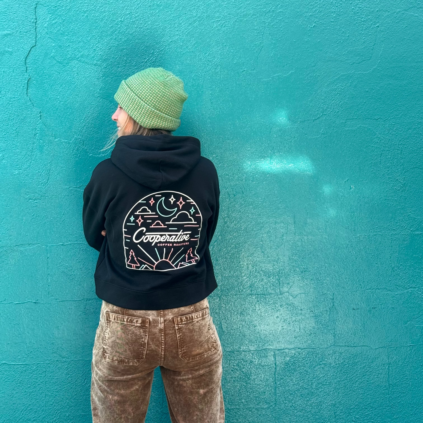 
                  
                    Cooperative Badge Cropped Hoodie
                  
                