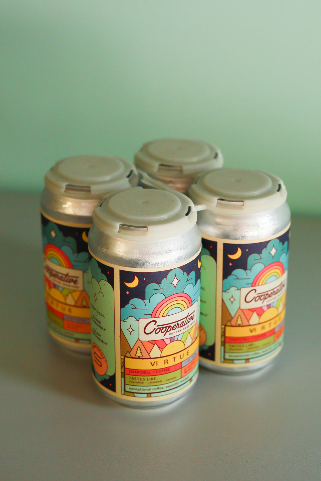 Snapchill Cold Coffee Can, Virtue - 4-Pack